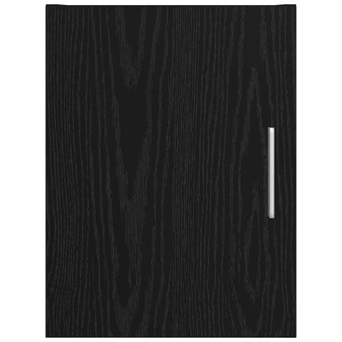 vidaXL Wall Cabinet Black oak 30 x 42.5 x 40 cm Engineered wood