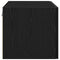 vidaXL Wall Cabinet Black oak 70 x 42.5 x 40 cm Engineered wood