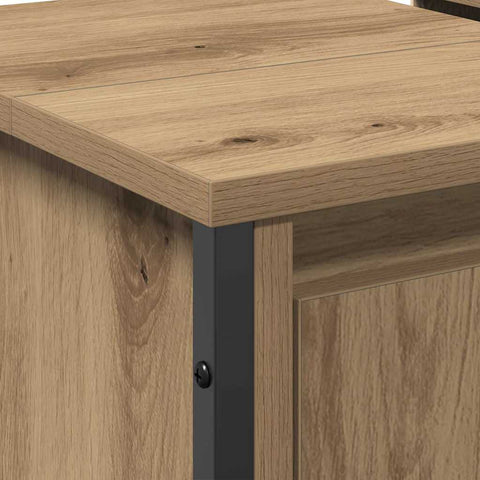 vidaXL Bathroom Sink Cabinet Artisan Oak 60x35x50 cm Engineered Wood