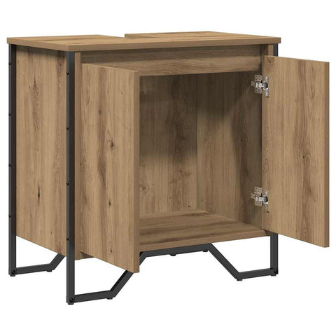 vidaXL Bathroom Sink Cabinet Artisan Oak 60x35x50 cm Engineered Wood