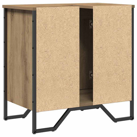 vidaXL Bathroom Sink Cabinet Artisan Oak 60x35x50 cm Engineered Wood