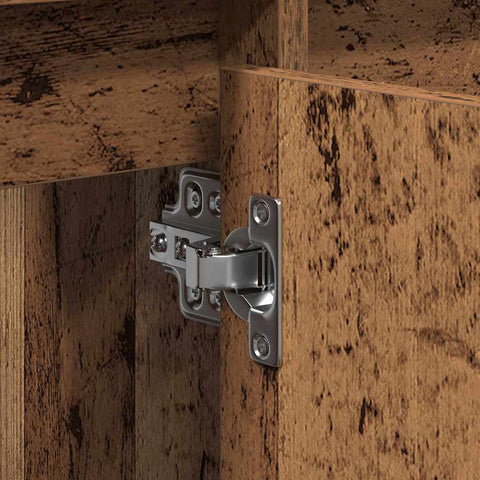 vidaXL Sink Cabinet with Door Old Wood 91 x 35 x 60 cm Engineered wood