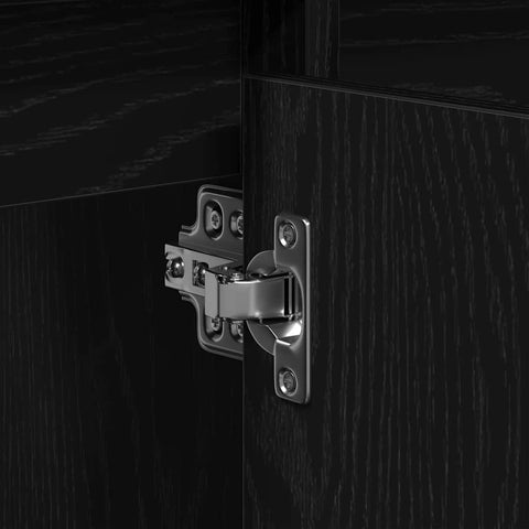 vidaXL Sink Cabinet Other Black Oak 91 x 35 x 60 cm Engineered wood