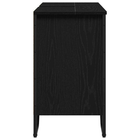 vidaXL Sink Cabinet Other Black Oak 91 x 35 x 60 cm Engineered wood