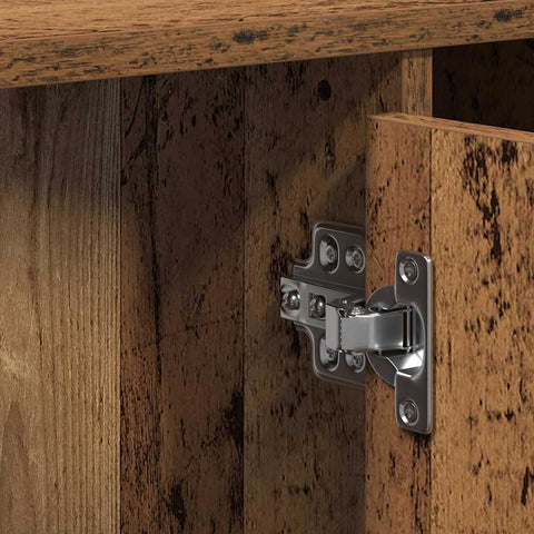 vidaXL Sink Cabinet with Shelf Other Old Wood 91 x 35 x 60 cm