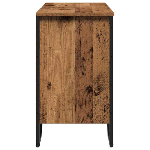 vidaXL Sink Cabinet with Shelf Other Old Wood 91 x 35 x 60 cm
