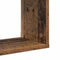 vidaXL Wall Shelf Old Wood 100x20x53 cm Engineered Wood