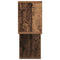 vidaXL Wall Shelf Old Wood 100x20x53 cm Engineered Wood