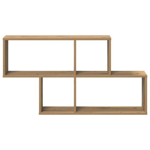 vidaXL Wall Shelf Artisan Oak 100x20x53 cm Engineered Wood