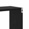 vidaXL Wall Shelf Black Oak 100x20x53 cm Engineered Wood