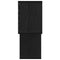 vidaXL Wall Shelf Black Oak 100x20x53 cm Engineered Wood