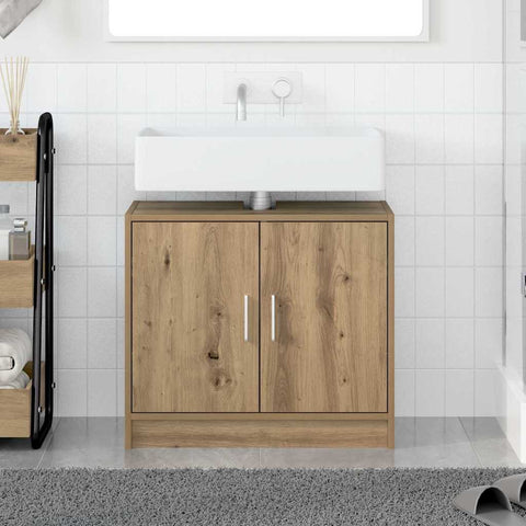 vidaXL Sink Cabinet Artisan Oak 63 x 29 x 55 cm Engineered wood