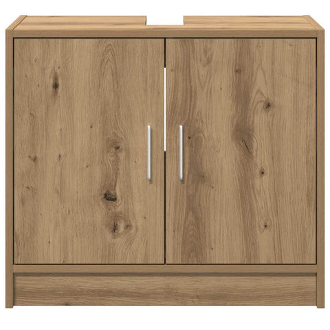 vidaXL Sink Cabinet Artisan Oak 63 x 29 x 55 cm Engineered wood