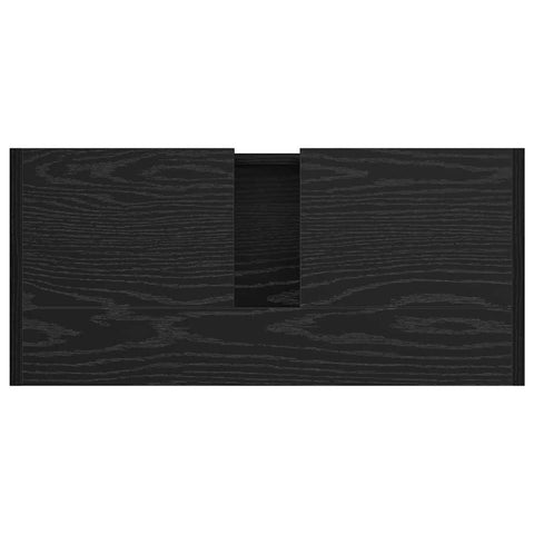 vidaXL Sink Cabinet Black Oak 63 x 29 x 55 cm Engineered wood