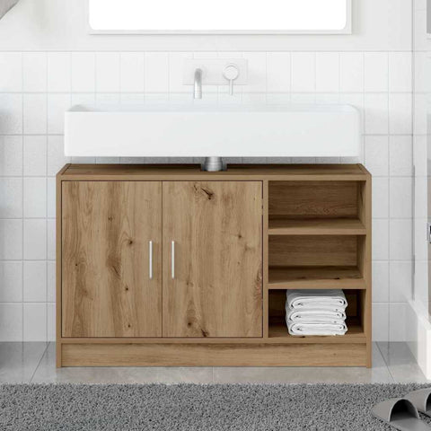 vidaXL Sink Cabinet Artisan Oak 90 x 29 x 55 cm Engineered wood