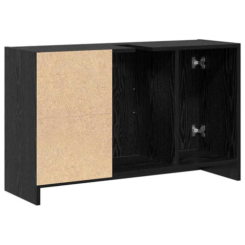 vidaXL Sink Cabinet Black Oak 90 x 29 x 55 cm Engineered wood