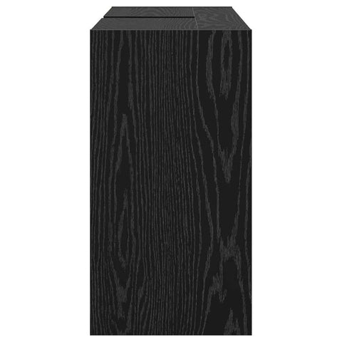 vidaXL Sink Cabinet Black Oak 90 x 29 x 55 cm Engineered wood
