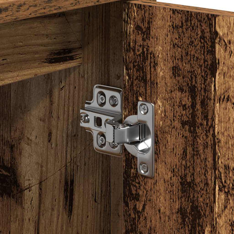 vidaXL Sink Cabinet with Door Old Wood 63 x 29 x 55 cm Engineered wood