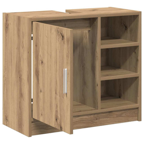 vidaXL Sink Cabinet Artisan Oak 63 x 29 x 55 cm Engineered wood