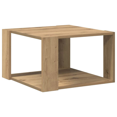 vidaXL Coffee Table Artisan Oak 51,5x51,5x30 cm Engineered Wood