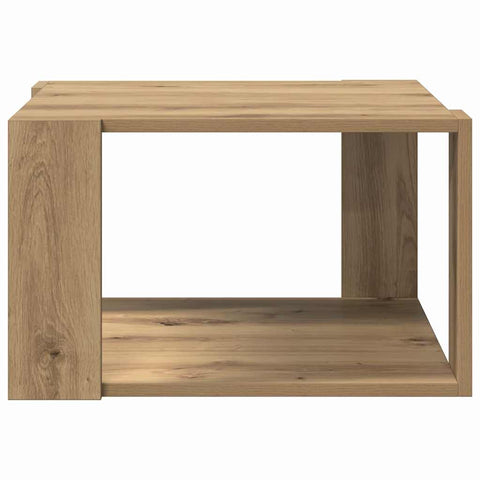 vidaXL Coffee Table Artisan Oak 51,5x51,5x30 cm Engineered Wood