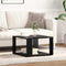 vidaXL Coffee Table Black Oak 51,5x51,5x30 cm Engineered Wood