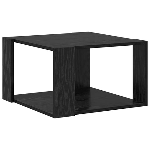vidaXL Coffee Table Black Oak 51,5x51,5x30 cm Engineered Wood