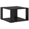 vidaXL Coffee Table Black Oak 51,5x51,5x30 cm Engineered Wood