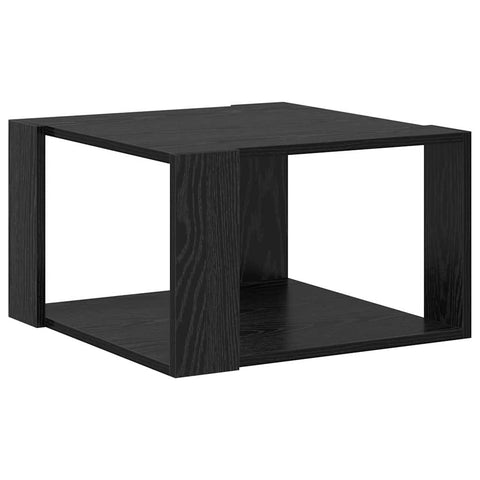 vidaXL Coffee Table Black Oak 51,5x51,5x30 cm Engineered Wood
