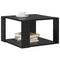 vidaXL Coffee Table Black Oak 51,5x51,5x30 cm Engineered Wood