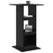 vidaXL Bar Table with Storage Black Oak 60x60x102 cm Engineered Wood