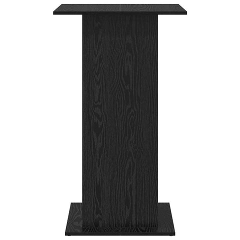 vidaXL Bar Table with Storage Black Oak 60x60x102 cm Engineered Wood