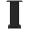 vidaXL Bar Table with Storage Black Oak 60x60x102 cm Engineered Wood
