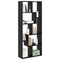 vidaXL Room Divider Bookcase Black Oak 67x25x161.5 cm Engineered Wood