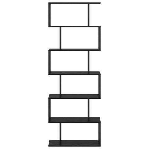 vidaXL Book Cabinet Black 70 x 24 x 193.5 cm Engineered wood