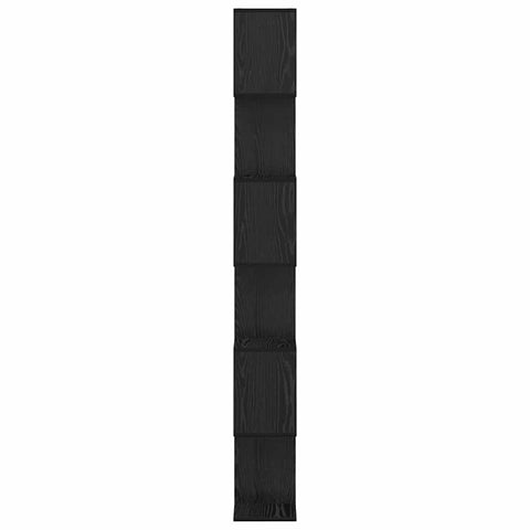 vidaXL Book Cabinet Black 70 x 24 x 193.5 cm Engineered wood
