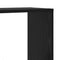 vidaXL Black Oak Bookshelf Black oak Engineered wood Medium
