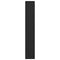 vidaXL Black Oak Bookshelf Black oak Engineered wood Medium