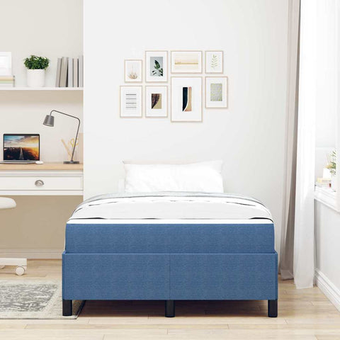 vidaXL Other Blue 120 x 200 cm Corduroy fabric