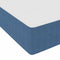 vidaXL Bed Frame Blue 140 x 190 cm Corduroy fabric