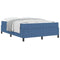 vidaXL Bed Frame Blue 140 x 190 cm Corduroy fabric