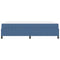 vidaXL Bed Frame Blue 140 x 190 cm Corduroy fabric