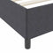 vidaXL Other Dark grey 140 x 200 cm Corduroy fabric