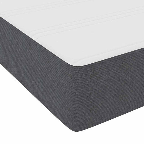 vidaXL Other Dark grey 140 x 200 cm Corduroy fabric