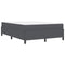 vidaXL Other Dark grey 140 x 200 cm Corduroy fabric