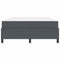 vidaXL Other Dark grey 140 x 200 cm Corduroy fabric