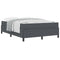 vidaXL Other Dark grey 140 x 200 cm Corduroy fabric