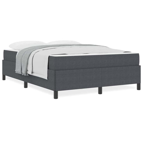 vidaXL Other Dark grey 140 x 200 cm Corduroy fabric