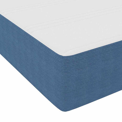 vidaXL Other Blue 140 x 200 cm Corduroy fabric