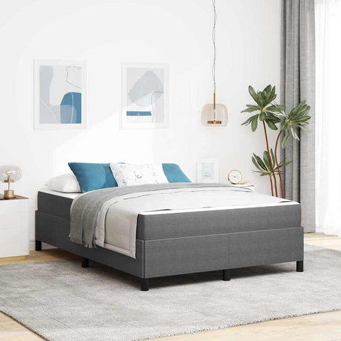 vidaXL Other Light grey 160 x 200 cm Corduroy fabric